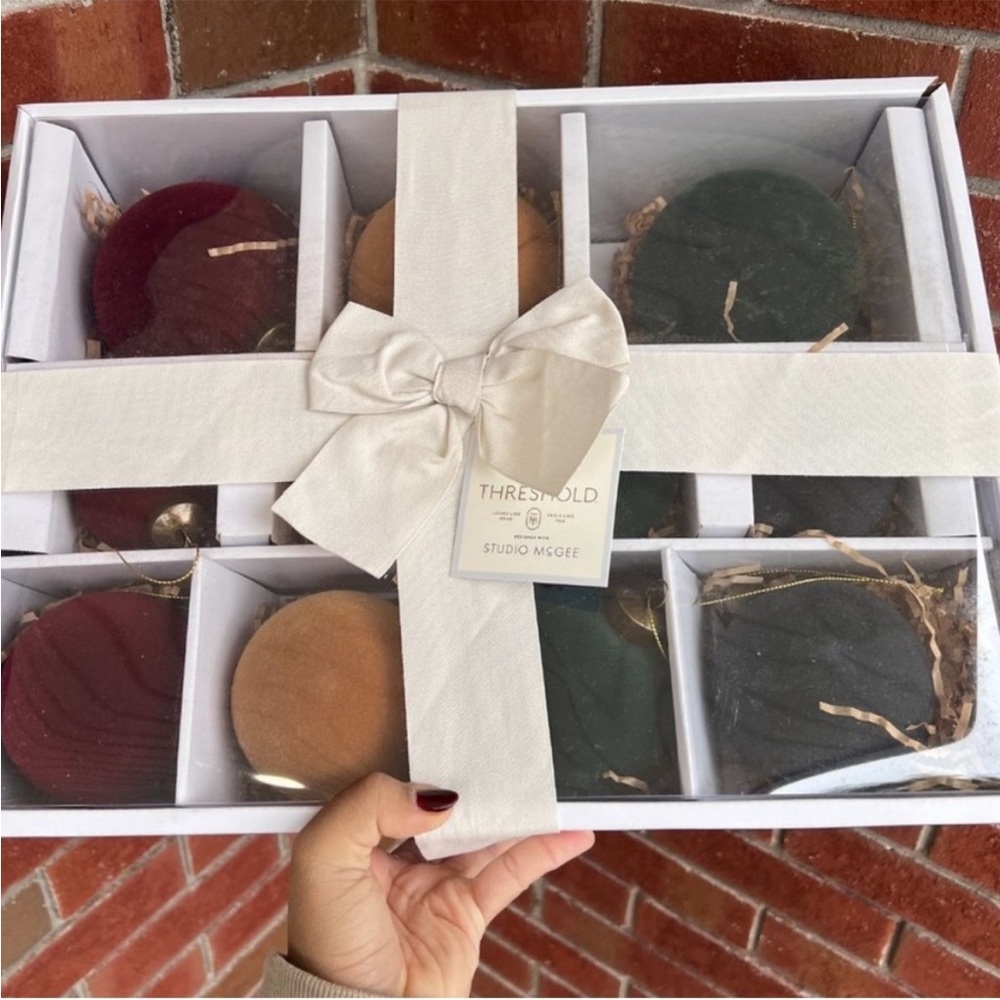 Set of 11 Velvet Christmas Ornaments - Threshold™ designed with Studio McGee
